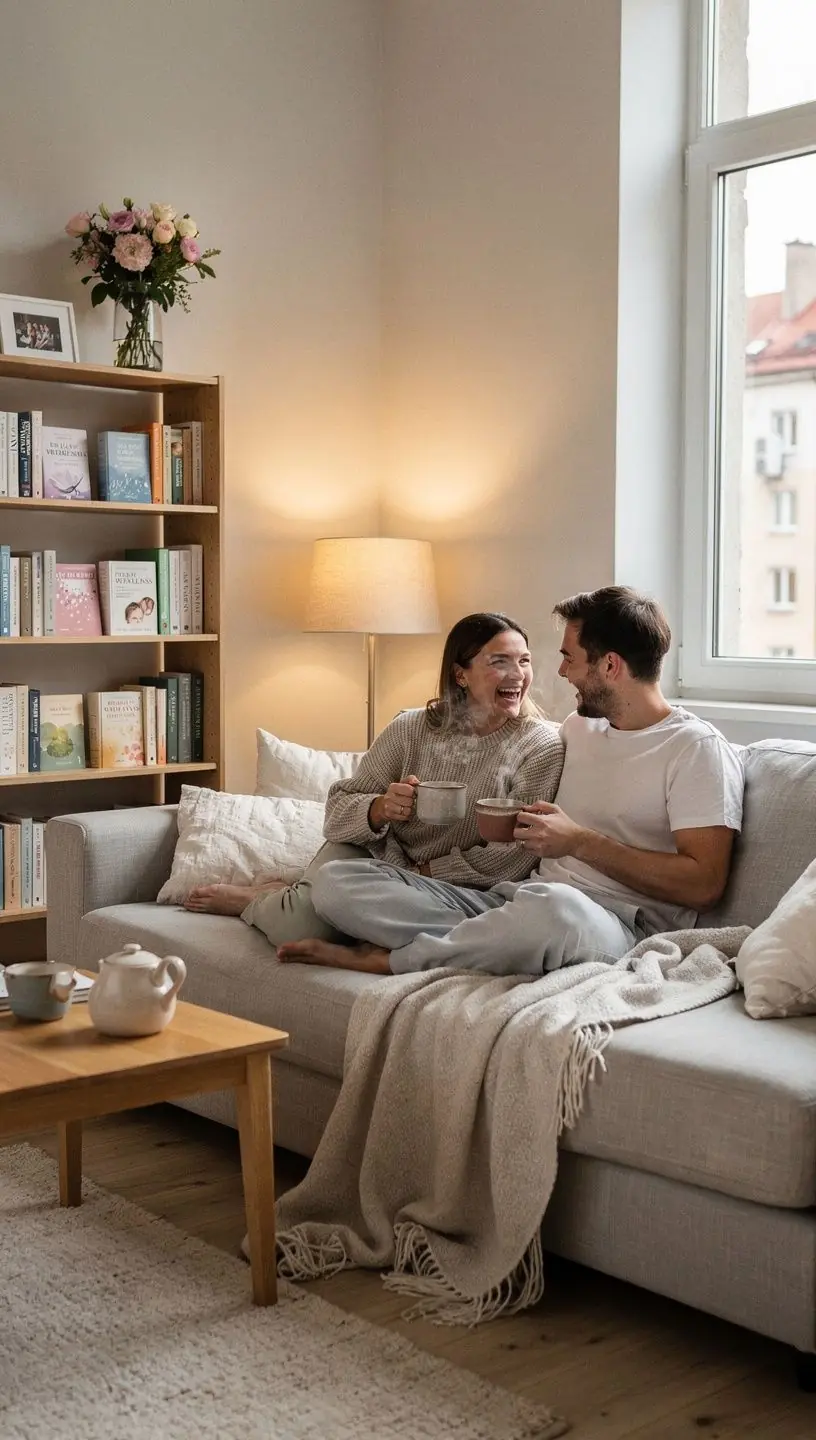 Šiltas puodelis arbatos ant medinio stalo, simbolizuojantis malonų hidratacijos poveikį.